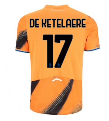 Atalanta Charles De Ketelaere #17 Tredjetrøje 2025-26 Kortærmet